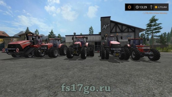 Мод «CaseIH Tractor Pack» для Farming Simulator 2017