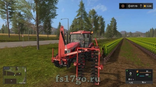 Мод сеялка для посадки винограда в Farming Simulator 2017