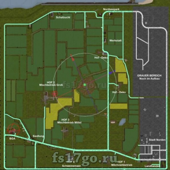 Карта East Frisia Ostfriesland для Farming Simulator 2017