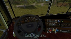 Мод тягач «Cat Kenworth K100» для Farming Simulator 2017