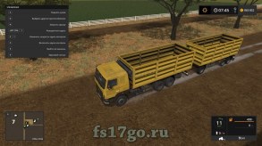 Мод «МАЗ-6501 Колос и прицеп» для Farming Simulator 2017
