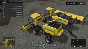 Мод Пак «New Holland Roll-belt 150» для Farming Simulator 2017