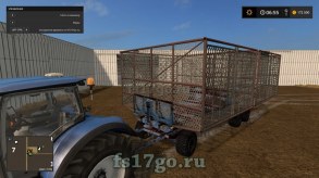 ПТС-12 Арба прицеп-подборщик для Farming Simulator 2017
