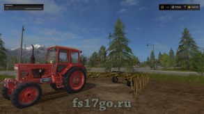 Мод ворошилка Vermeer Hay Rake для Farming Simulator 2017
