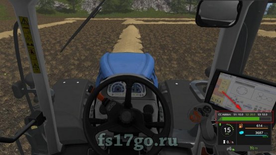 Мод «Cruise Control Addon» для Farming Simulator 2017
