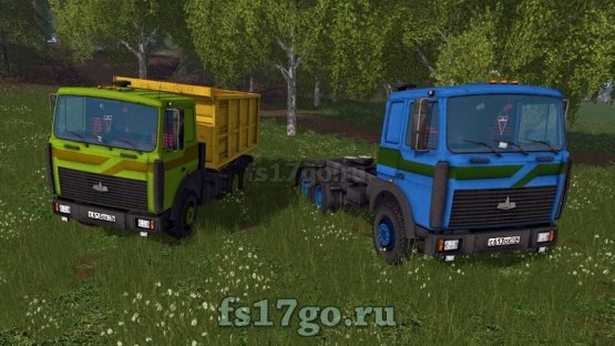 Мод «МАЗ-5516» для Farming Simulator 2017