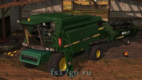 Мод комбайна «John Deere 2056» для Farming Simulator 2017