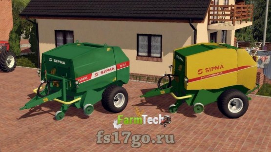 Мод тюковщик «Sipma 122» для Farming Simulator 2017