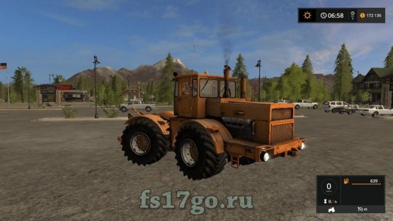 Кировец K-700A (оранжевый) для Farming Simulator 2017