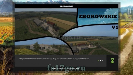 Мод карта «Zborowskie» для Farming Simulator 2017