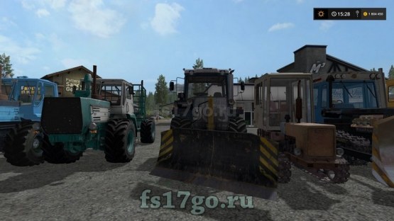 Пак тракторов ХТЗ и ДТ для Farming Simulator 2017