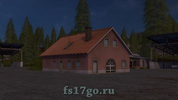 Мод фермерский дом «Farmhouse» для Farming Simulator 2017
