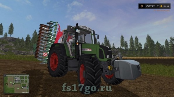 Мод «Fendt 412 Vario» для Farming Simulator 2017