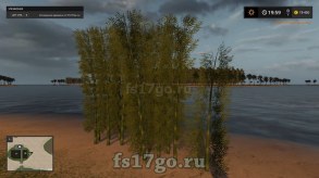 Мод размещаемый Бамбук для Farming Simulator 2017