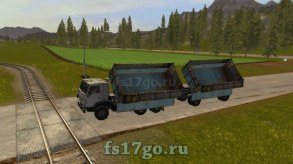 Мод «КамАЗ-5320 и ГКБ-8551» для Farming Simulator 2017