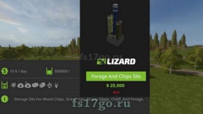 Мод «Forage And Chips Silo» для Farming Simulator 2017