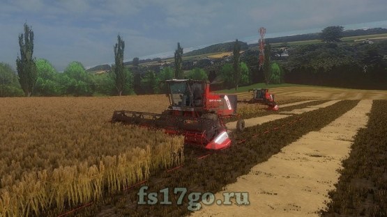 Мод косилка «КСУ-1» для Farming Simulator 2017