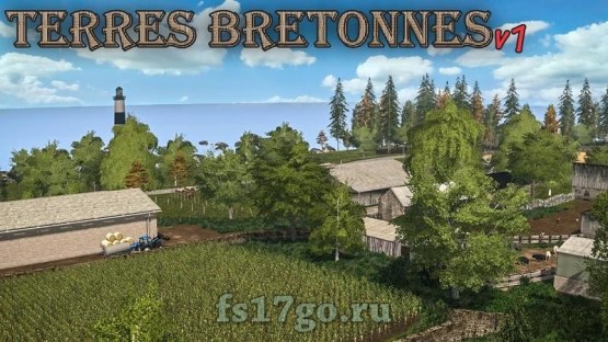 Карта «Terres Bretonnes» для Farming Simulator 2017