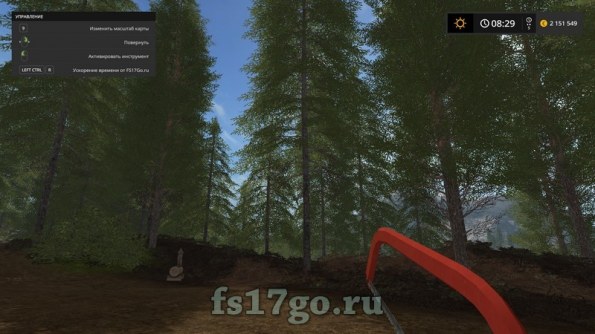 Мод Ножовка (с функцией) для Farming Simulator 2017