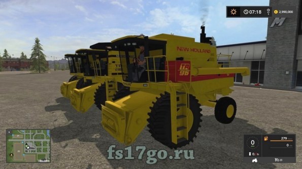 Мод «3 New Holland TR Harvesters» для Farming Simulator 2017