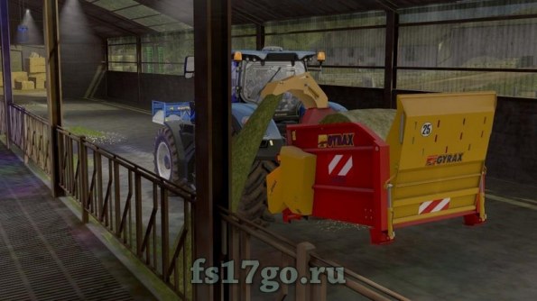 Мод «Straw Blower Gyrax 2703» для Farming Simulator 2017
