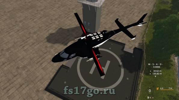 Мод вертодром «Heliport» для Farming Simulator 2017