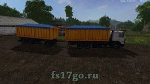 Мод «МАЗ 6303 и прицеп» для Farming Simulator 2017