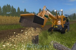 Корчеватель «Rogneuse Wermeer» для Farming Simulator 2017