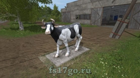 Мод объект «Корова» для Farming Simulator 2017