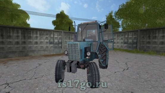 Мод «МТЗ 80 Синий» для Farming Simulator 2017