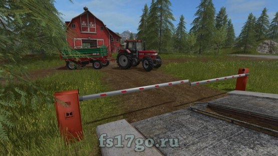 Мод шлагбаум «Placeable Barrier» для Farming Simulator 2017