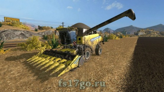 Комбайн «New Holland Cr 5.85 Evo»  для Farming Simulator 2017