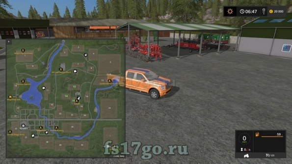 Карта «New Goldcrest» для игры Farming Simulator 2017
