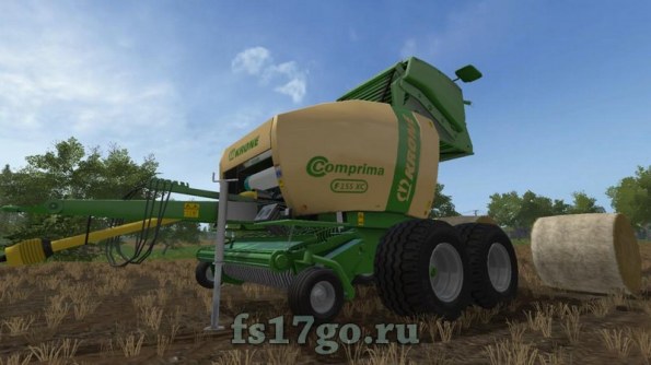 Мод «Krone Comprima F155 XC» для Farming Simulator 2017