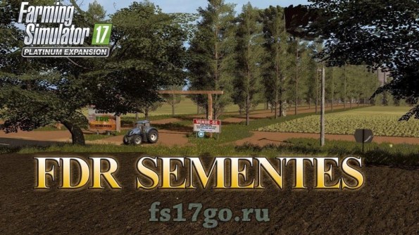 Карта «FDR Sementes Platinum Edition» для Farming Simulator 2017