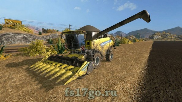 Комбайн «New Holland Cr 5.85 Evo»  для Farming Simulator 2017