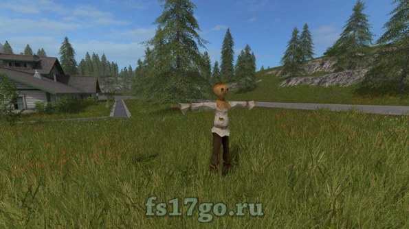 Мод «Огородное Пугало» для Farming Simulator 2017