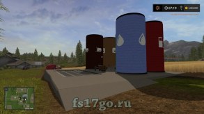 Мод хранилища Liquid Storage Pack для Farming Simulator 2017