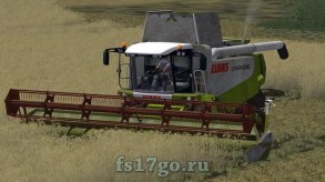Мод «Claas Lexion 580/580TT» для Farming Simulator 2017