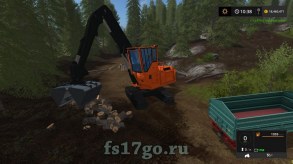 Мод «Wood Shovel Loader» для Farming Simulator 2017