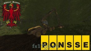 Мод «Ponsse Scorpion King» для Farming Simulator 2017