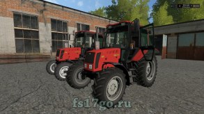 Мод тракторов «МТЗ 826 Пак» для Farming Simulator 2017