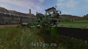 Мод «Fendt butterfly (mower skin for Pottinger X8)» для Farming Simulator 2017