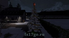 Мод «Новогодняя елка» для Farming Simulator 2017