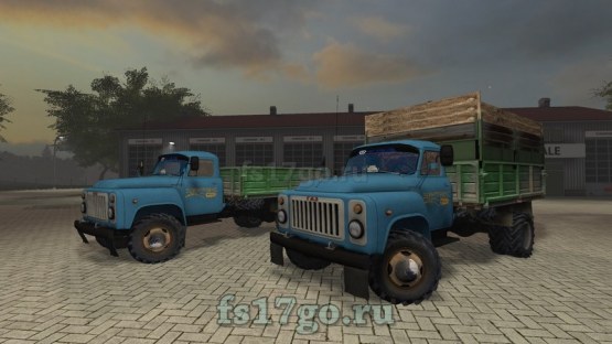Мод грузовика «ГАЗ 53» для Фермер Симулятор 2017