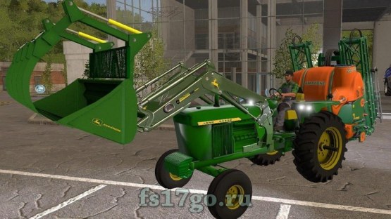 Мод «JD 4020 Wide Axle with Loader» для Farming Simulator 2017
