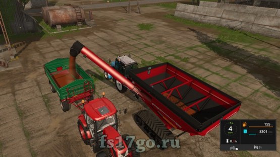 Мод «Brent V800 Grain Cart» для Farming Simulator 2017