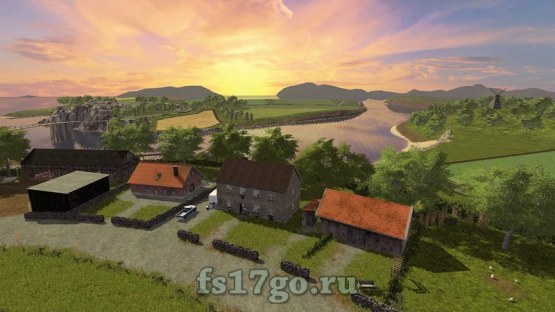 Мод карта «Spectacle Island» для Farming Simulator 2017