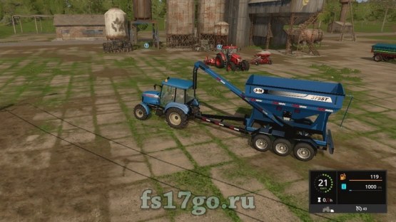 Мод «J&M 375 Seed Tender» для Farming Simulator 2017