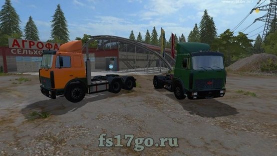 Мод «Маз 6422 и 5432» для Farming Simulator 2017